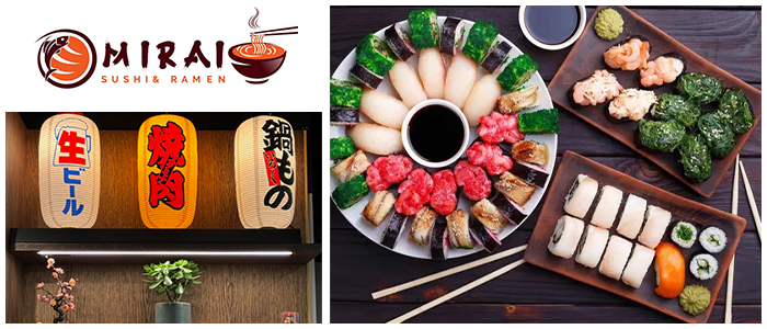 Mirai Sushi & Ramen Gärdet – 10 % rabatt på maten!