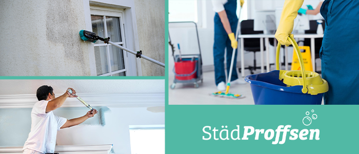 Städproffsen Kristianstad – 10 % rabatt på städtjänster, målning, fasad- och taktvätt!