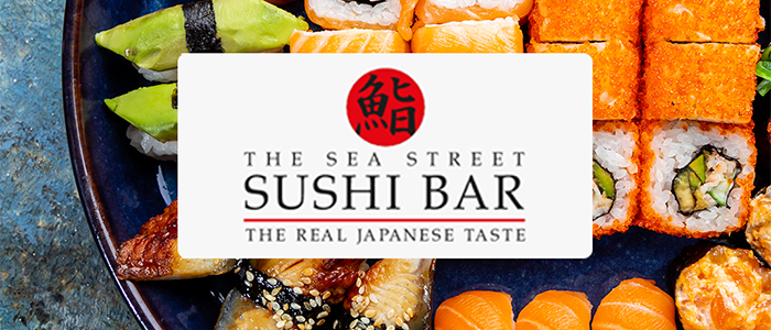 The Sea Street Sushi Bar – Gratis dricka till maten!